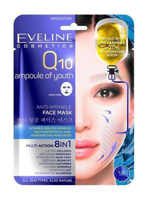 EVELINE Q10 Anti-wrinkle Face Sheet Mask  